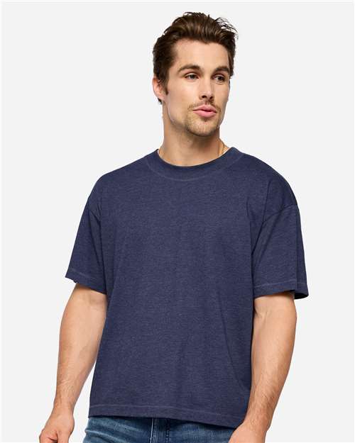 LAT 3520 Unisex Boxy Jersey Tee - Front view