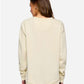 LAT 3525 Women's Weekend Crewneck Sweatshirt - Back view