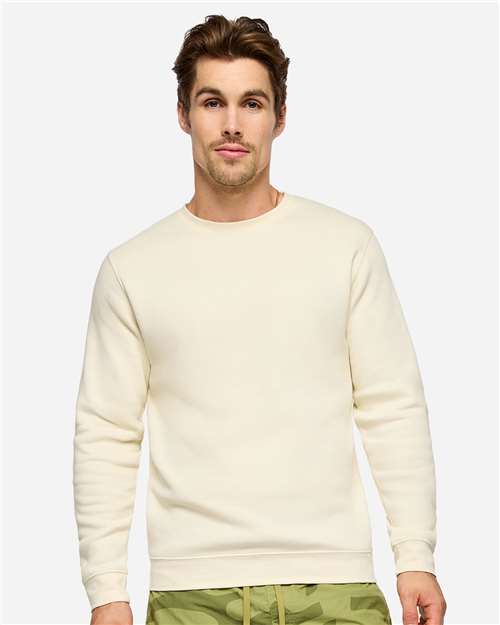 LAT 6925 Unisex Elevated Fleece Crewneck Sweatshirt - Front view