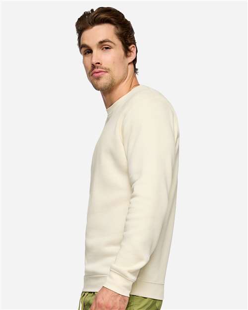LAT 6925 Unisex Elevated Fleece Crewneck Sweatshirt - Side view