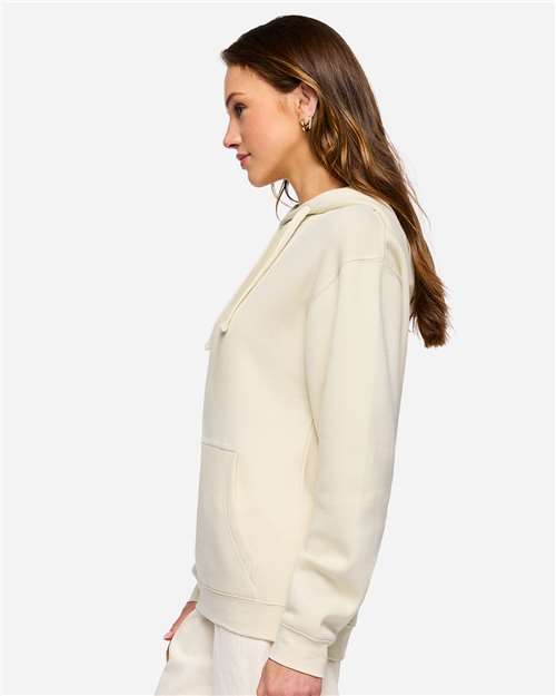 LAT 6926 Unisex Elevated Fleece Hoodie Sweatshirt - Side view