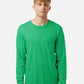 Tultex 202LS Unisex Fine Jersey Long Sleeve T-Shirt - Front view