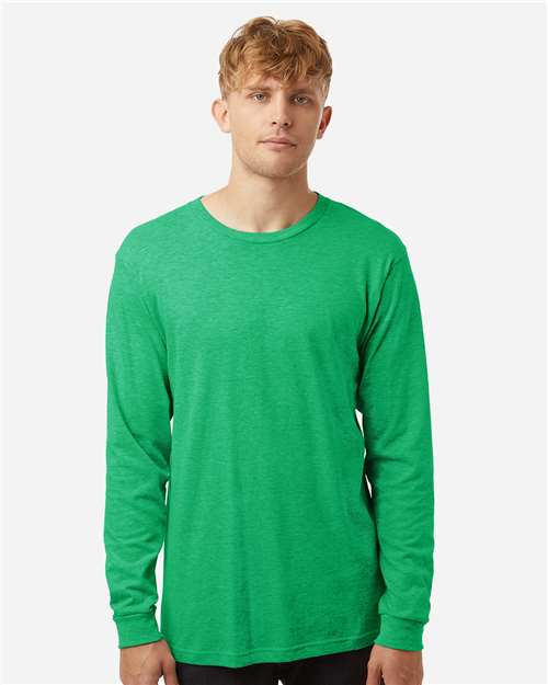 Tultex 202LS Unisex Fine Jersey Long Sleeve T-Shirt - Front view