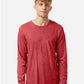 Tultex 202LS Unisex Fine Jersey Long Sleeve T-Shirt - Front view