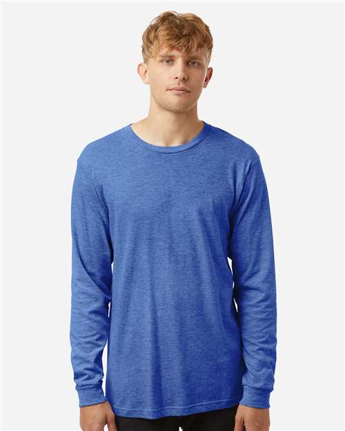 Tultex 202LS Unisex Fine Jersey Long Sleeve T-Shirt - Front view