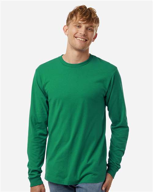 Tultex 202LS Unisex Fine Jersey Long Sleeve T-Shirt - Front view