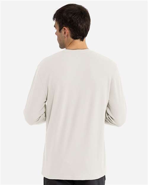 Next Level 8211 Unisex USA-Made Heavyweight Waffle Knit Thermal Raglan T-Shirt - Back view