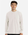 Next Level 8211 Unisex USA-Made Heavyweight Waffle Knit Thermal Raglan T-Shirt - Front view
