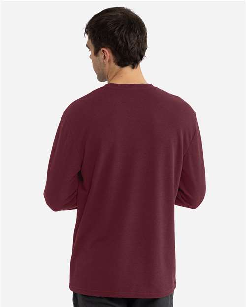 Next Level 8211 Unisex USA-Made Heavyweight Waffle Knit Thermal Raglan T-Shirt - Back view