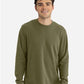 Next Level 8211 Unisex USA-Made Heavyweight Waffle Knit Thermal Raglan T-Shirt - Front view