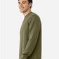 Next Level 8211 Unisex USA-Made Heavyweight Waffle Knit Thermal Raglan T-Shirt - Side view