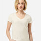 Tultex 214 Women's Long Islander Performance Long Sleeve T-Shirt - Front view