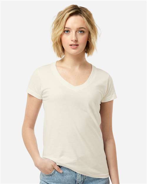 Tultex 214 Women's Long Islander Performance Long Sleeve T-Shirt - Front view