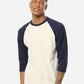 Tultex 245 Unisex Fine Jersey Raglan T-Shirt - Front view