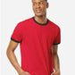 Tultex 246 Unisex Fine Jersey Ringer T-Shirt - Front view