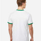 Tultex 246 Unisex Fine Jersey Ringer T-Shirt - Back view