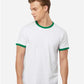 Tultex 246 Unisex Fine Jersey Ringer T-Shirt - Front view