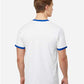 Tultex 246 Unisex Fine Jersey Ringer T-Shirt - Back view