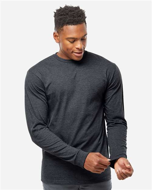 Tultex 291 Unisex Heavyweight Jersey Long Sleeve T-Shirt - Front view