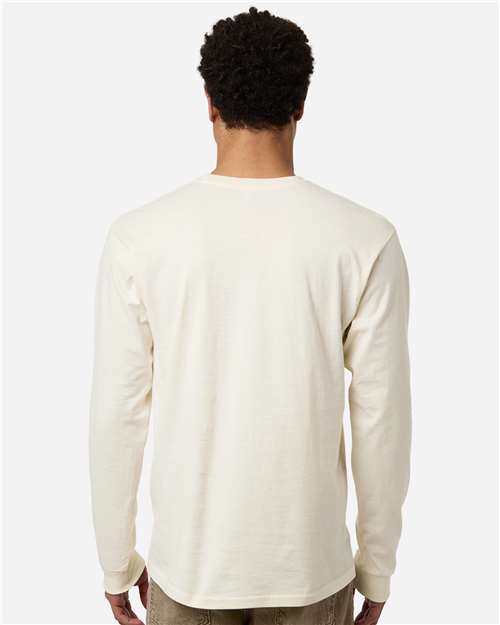Tultex 291 Unisex Heavyweight Jersey Long Sleeve T-Shirt - Back view