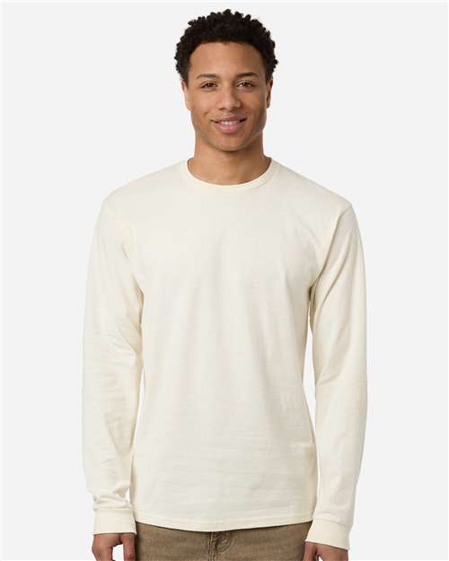 Tultex 291 Unisex Heavyweight Jersey Long Sleeve T-Shirt - Front view