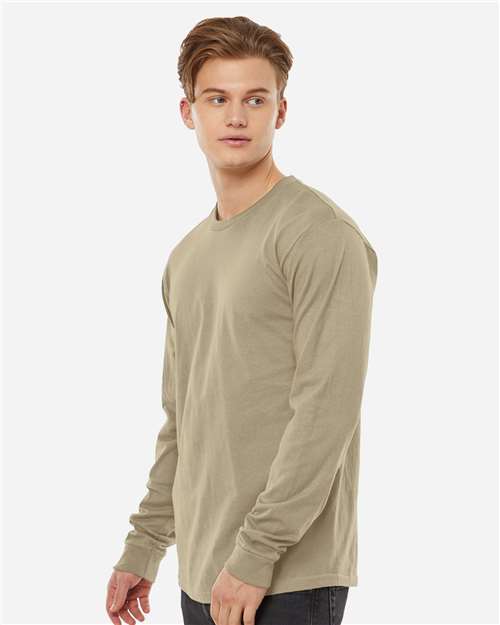Tultex 291 Unisex Heavyweight Jersey Long Sleeve T-Shirt - Side view