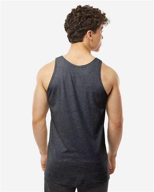 Tultex S105 Unisex Fine Jersey Tank Top - Back view