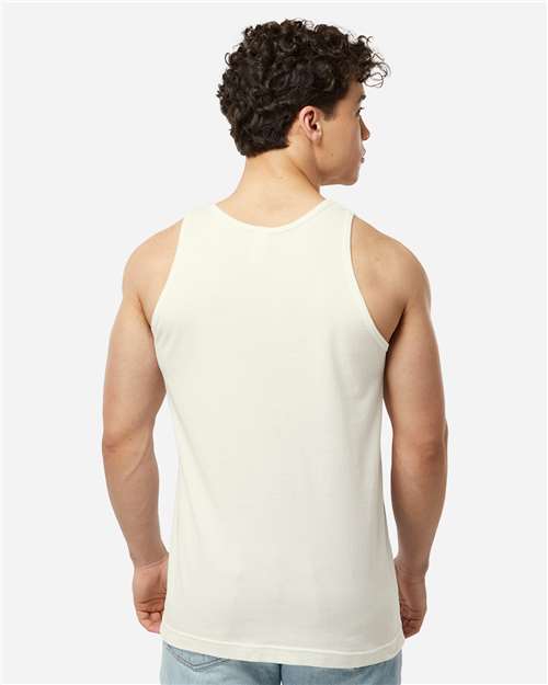 Tultex S105 Unisex Fine Jersey Tank Top - Back view