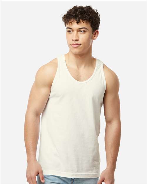 Tultex S105 Unisex Fine Jersey Tank Top - Front view