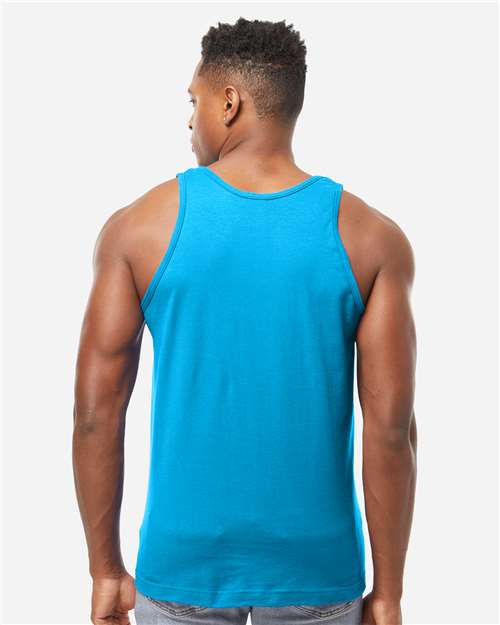 Tultex S105 Unisex Fine Jersey Tank Top - Back view