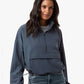 Boxercraft BW5204 Women's Stretch Woven Quarter-Zip Pullover - Front view