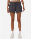 Boxercraft BW6506 Women's Rib Knit Corded Shorts - Front view