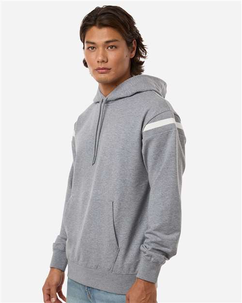 Holloway 223526 Unisex Heritage Prep Hooded Sweatshirt - Side view