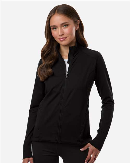 Holloway 223765 Women's Eco Revive? City Flex Full-Zip Jacket - Front view