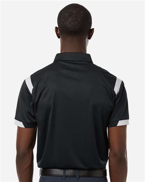 Badger 3350 Unisex On the Rise Polo - Back view