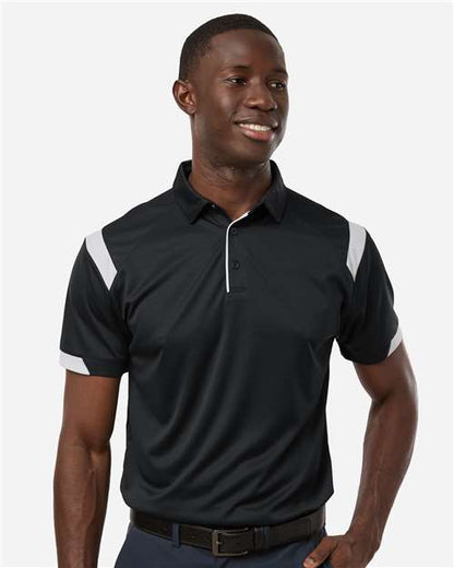 Badger 3350 Unisex On the Rise Polo - Front view