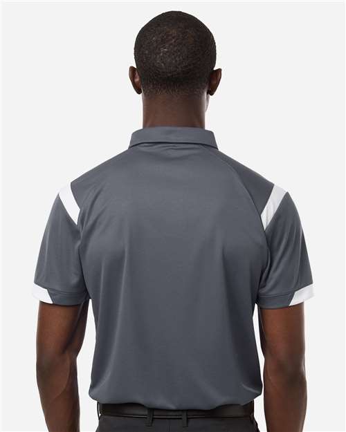 Badger 3350 Unisex On the Rise Polo - Back view