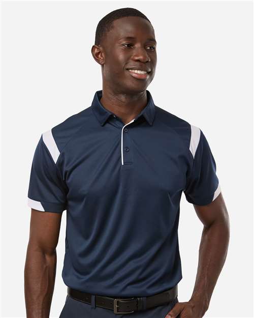 Badger 3350 Unisex On the Rise Polo - Front view