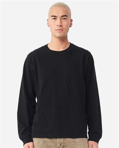 BELLA  CANVAS 4851GD Unisex Heavyweight Garment-Dyed Long Sleeve Tee - Front view