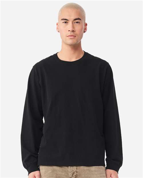 BELLA  CANVAS 4851GD Unisex Heavyweight Garment-Dyed Long Sleeve Tee - Front view