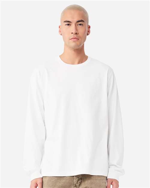 BELLA  CANVAS 4851GD Unisex Heavyweight Garment-Dyed Long Sleeve Tee - Front view