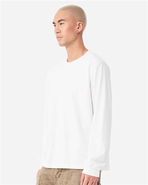 BELLA  CANVAS 4851GD Unisex Heavyweight Garment-Dyed Long Sleeve Tee - Side view