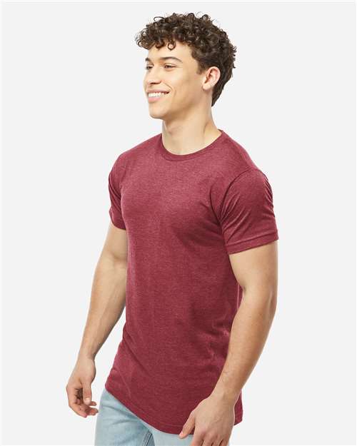 Tultex 202 Unisex Fine Jersey T-Shirt - Side view
