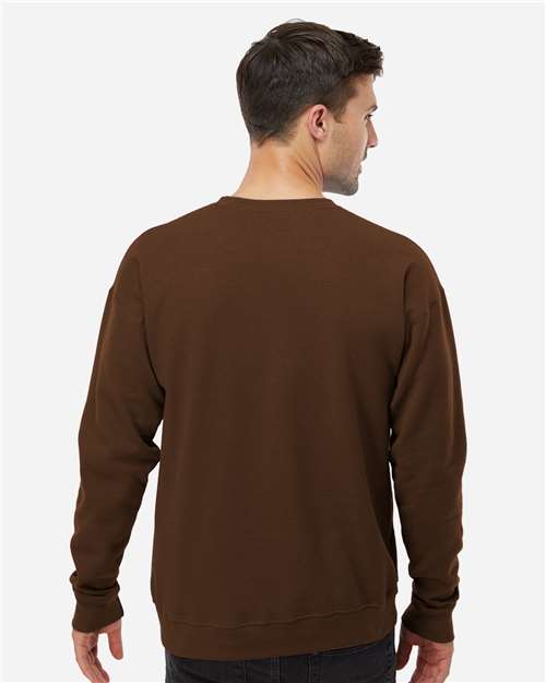 Tultex 340 Unisex Fleece Crewneck Sweatshirt - Back view