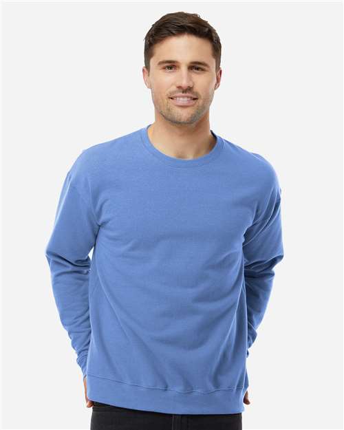 Tultex 340 Unisex Fleece Crewneck Sweatshirt - Front view