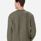 Hanes OG600 Unisex Beefy? Sweats Premium Heavyweight Crewneck Sweatshirt - Back view