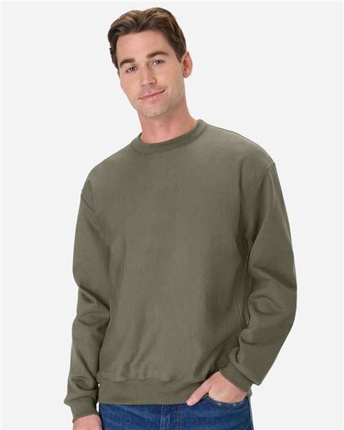Hanes OG600 Unisex Beefy? Sweats Premium Heavyweight Crewneck Sweatshirt - Front view