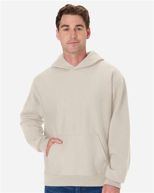 Hanes OG700 Unisex Beefy? Sweats Premium Heavyweight Hooded Sweatshirt - Front view