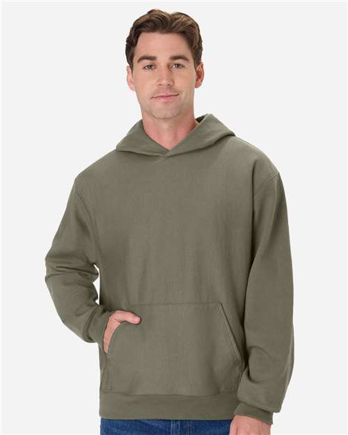 Hanes OG700 Unisex Beefy? Sweats Premium Heavyweight Hooded Sweatshirt - Front view