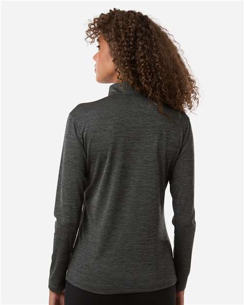 AllPro 4HM70L Women's Pro-Lock Performance M?ange Quarter-Zip Pullover - Back view